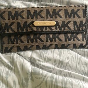 Michael Kors Black Canvas Wallet